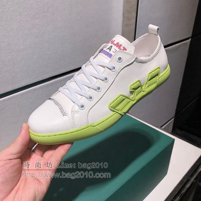 Armani男鞋 2019官網最新款 牛皮 休閒時尚男鞋 阿瑪尼休閒板鞋  jpx1987